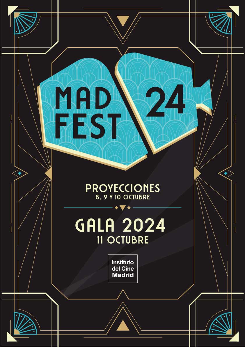 Cartel MadFest 2024. Festival de Cortos Internos del ICM